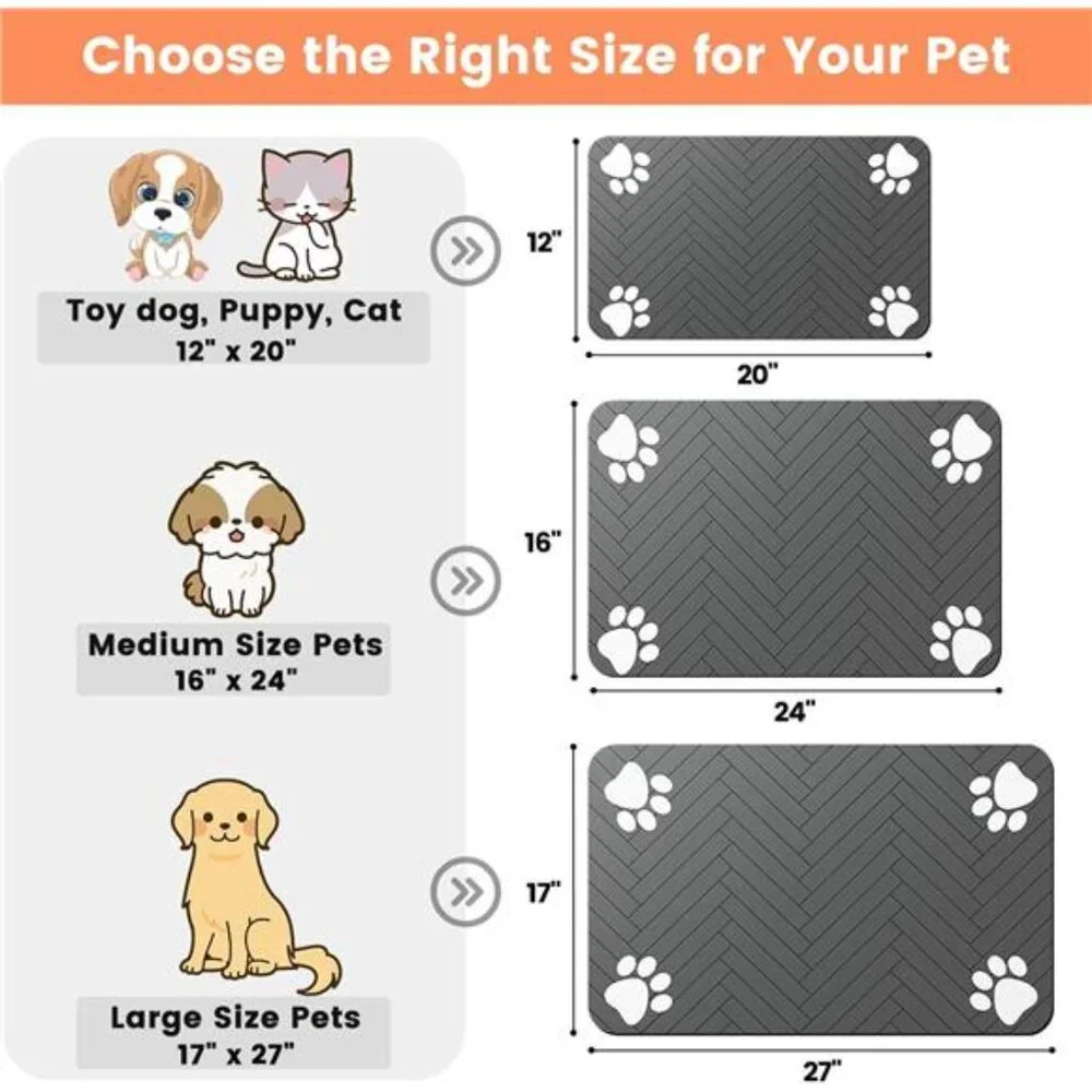 Pet Feeding Mat-Absorbent (17